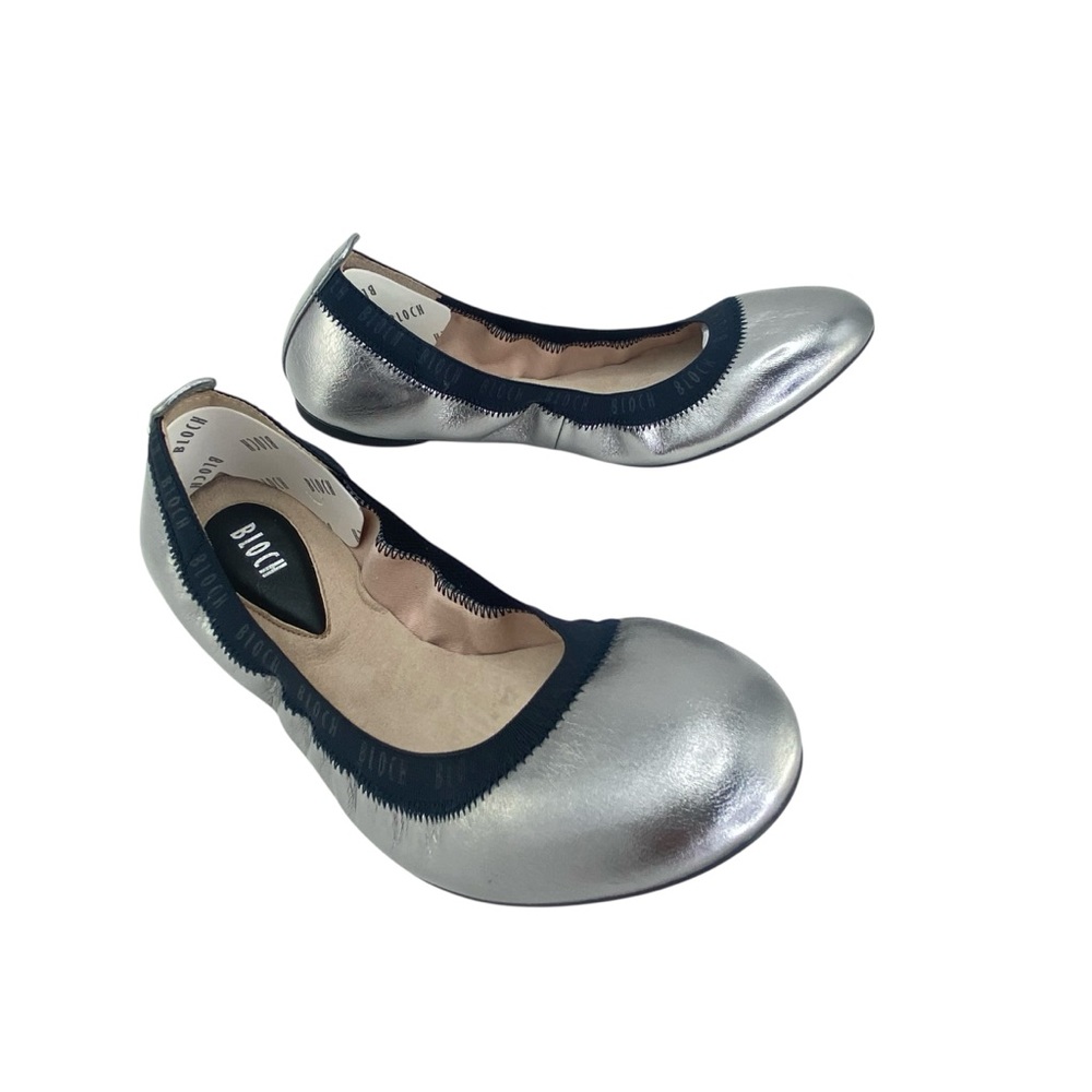Bloch Carina Silver Ballet Flats
